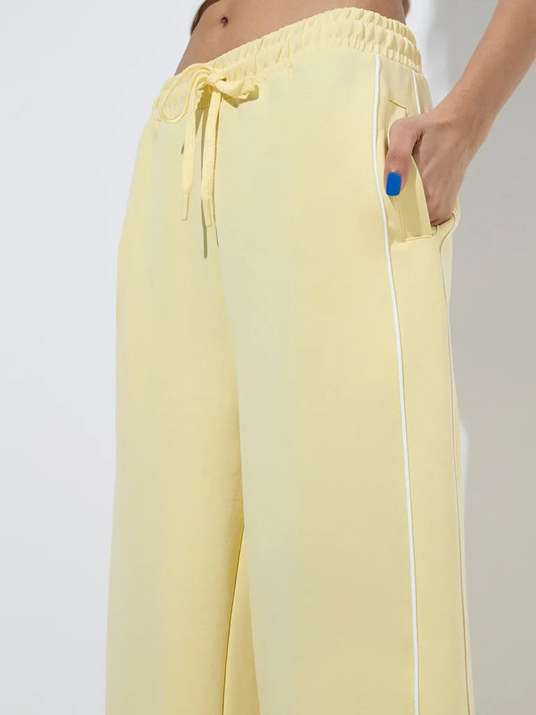 Studiofit Yellow High-Rise Track Pants