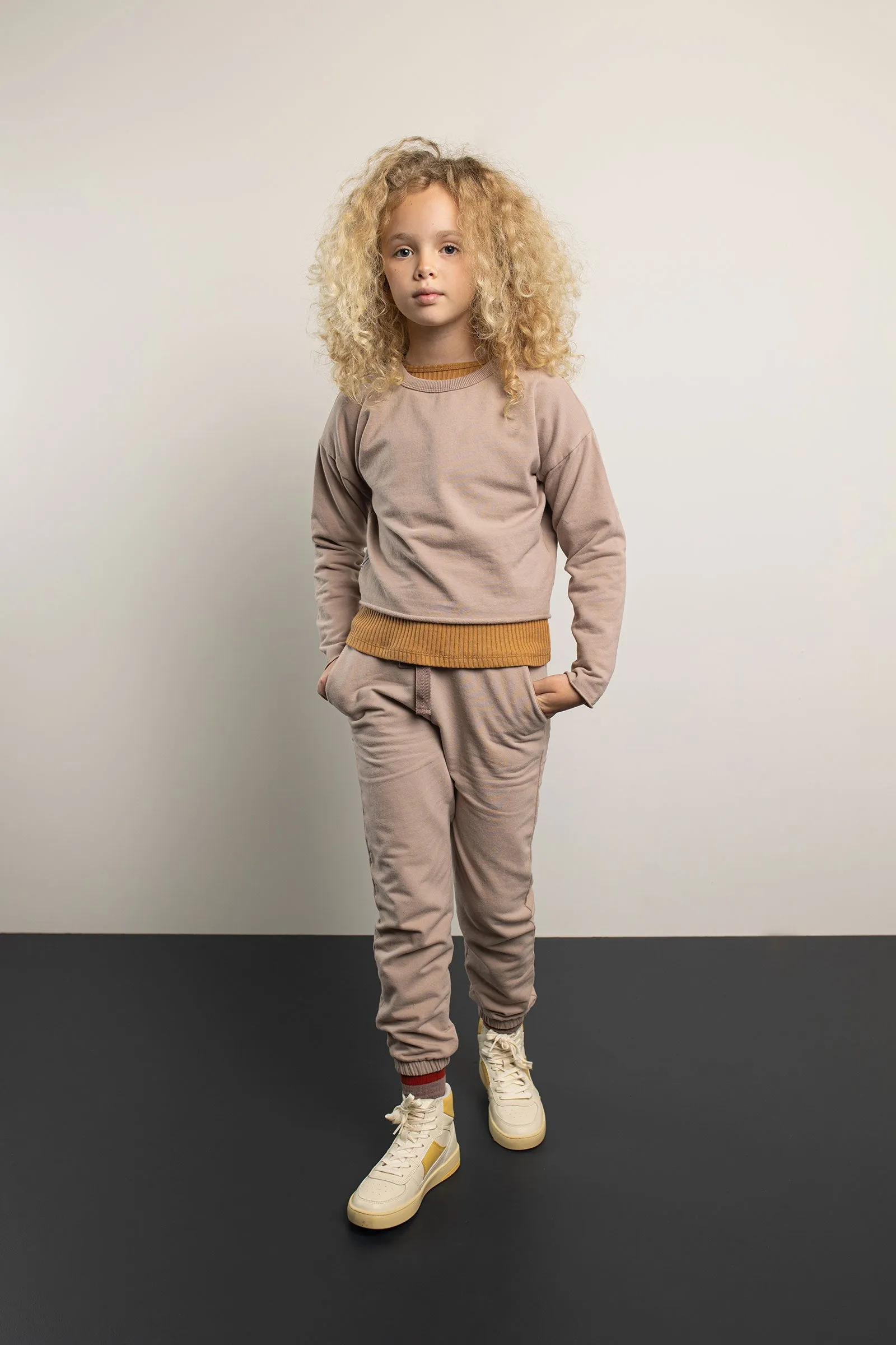 Sweater Boxy Rose Grey