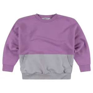 Sweater Oversized Raindrops Violet