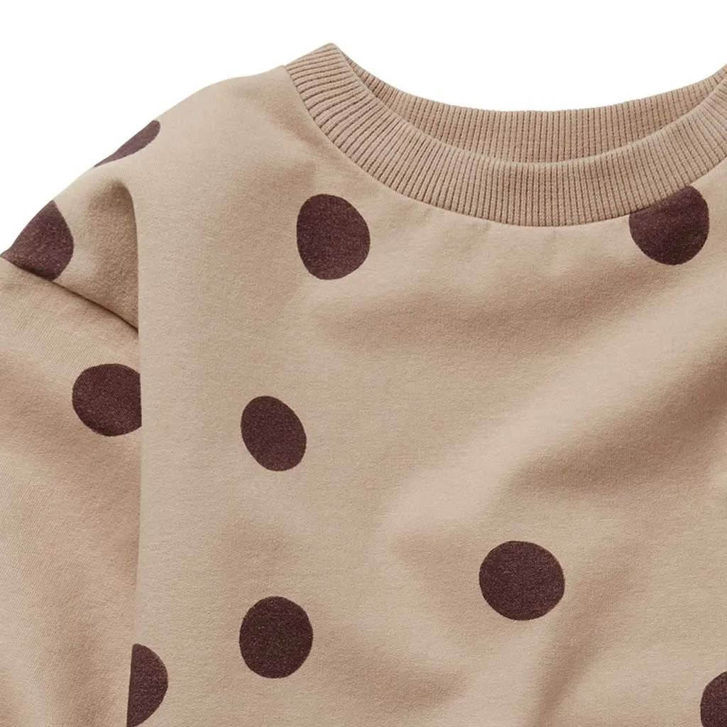 Sweater Spotted Rose Grey