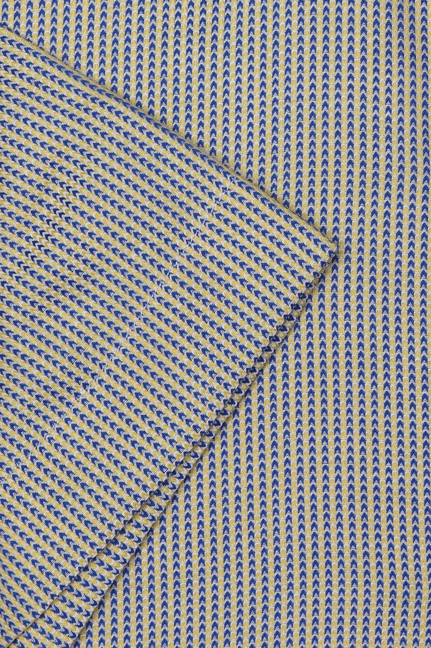 Yellow Texture Formal Shirt