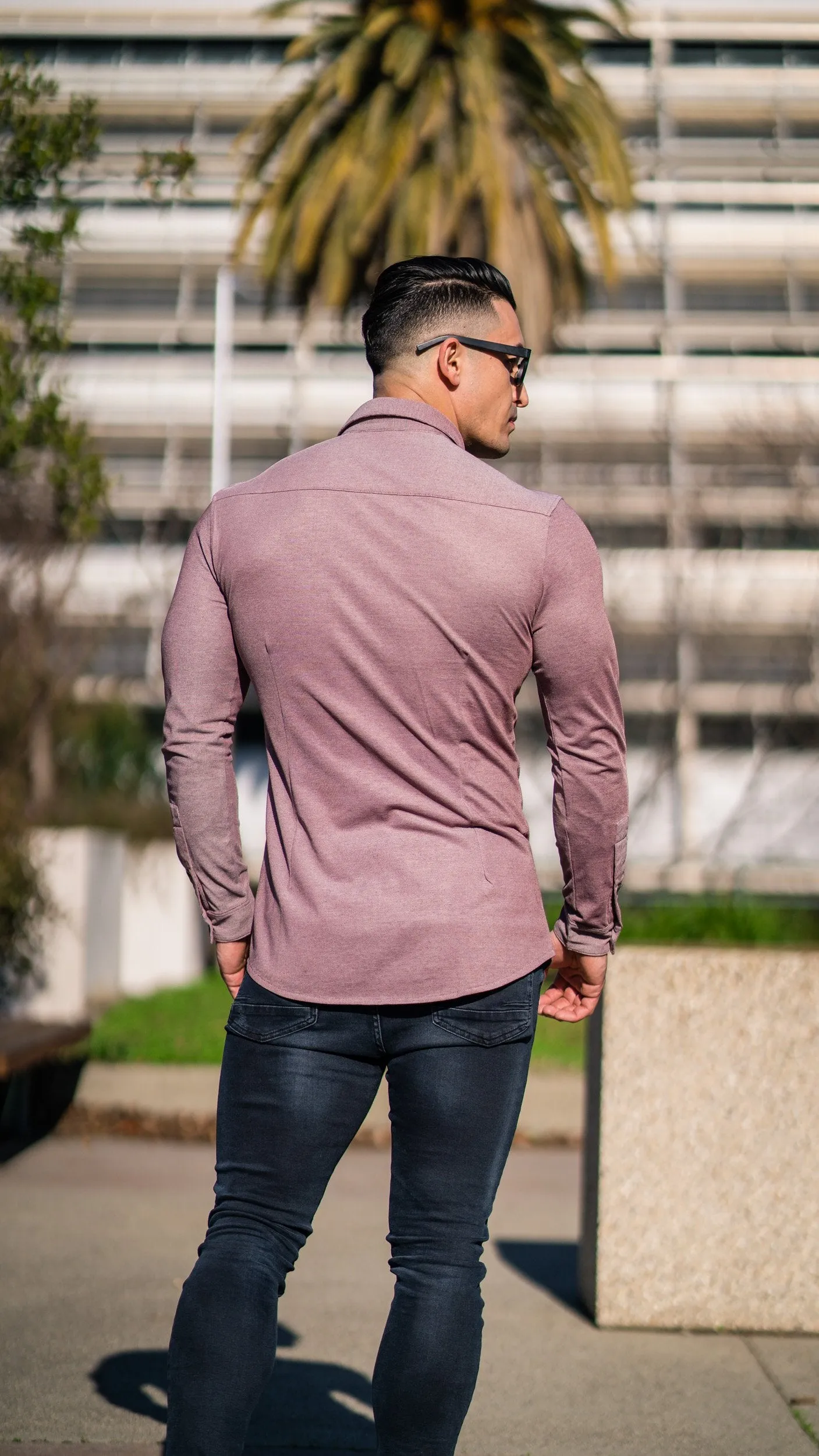 YoungLA Athletic Fit Dress Shirt Button Down 415