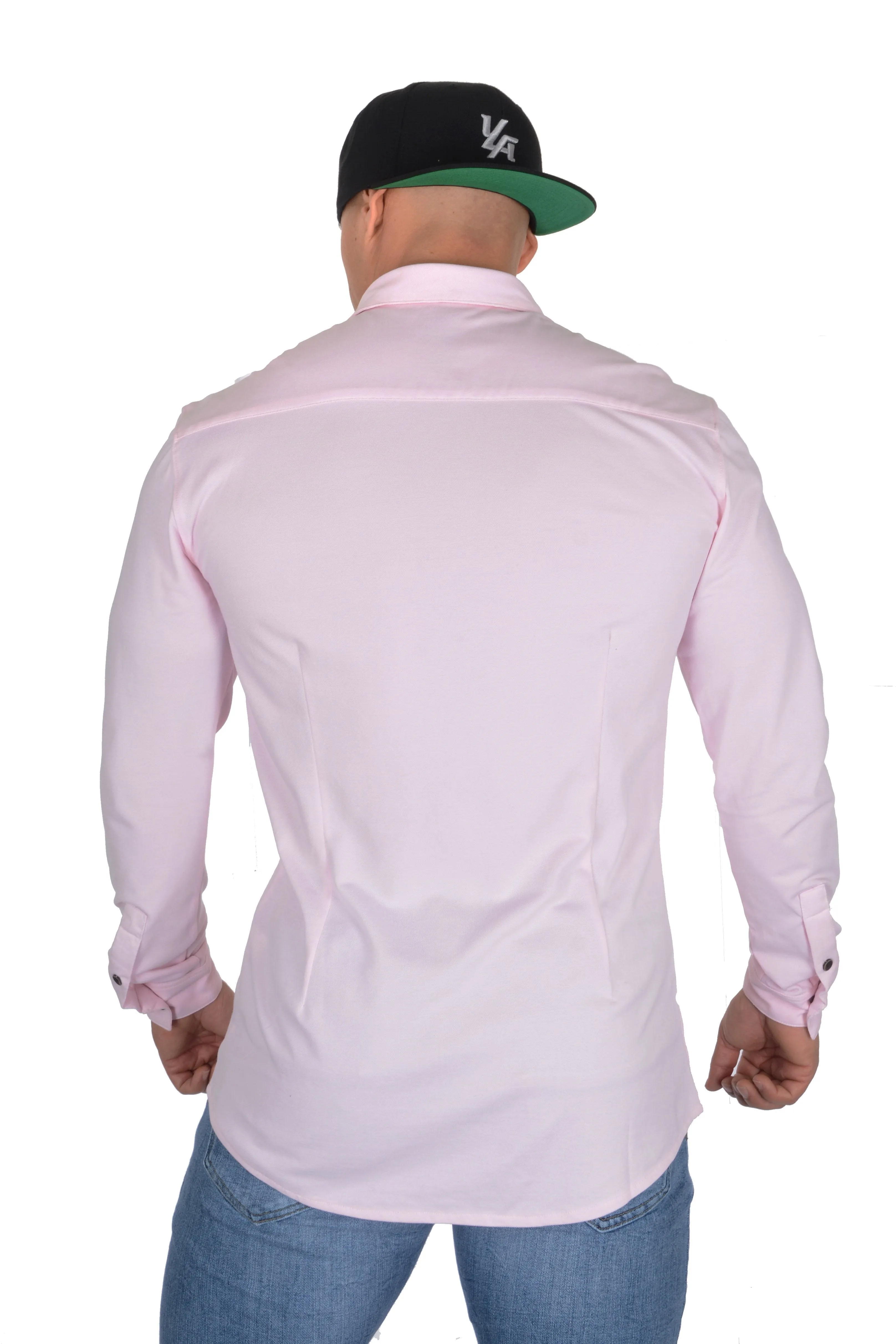 YoungLA Athletic Fit Dress Shirt Button Down 415