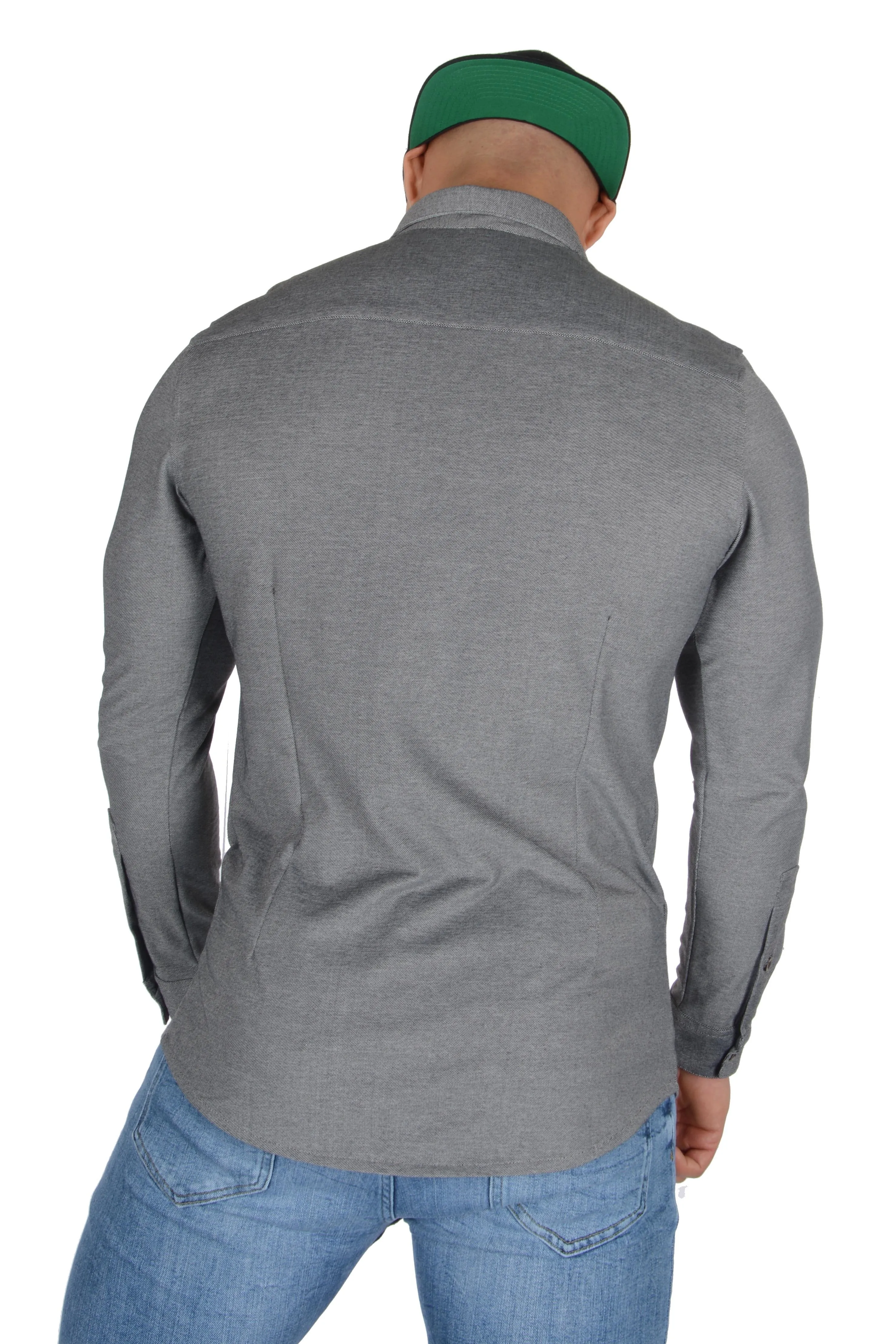 YoungLA Athletic Fit Dress Shirt Button Down 415
