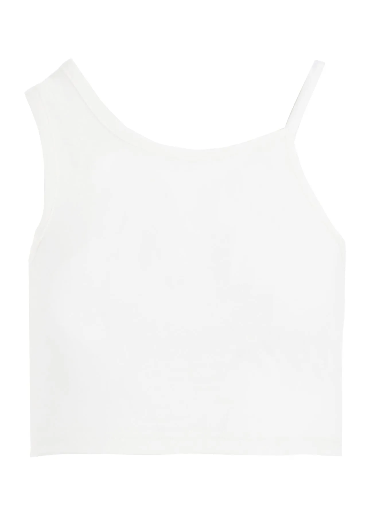 Y'S LOGO COTTON CROPPED T