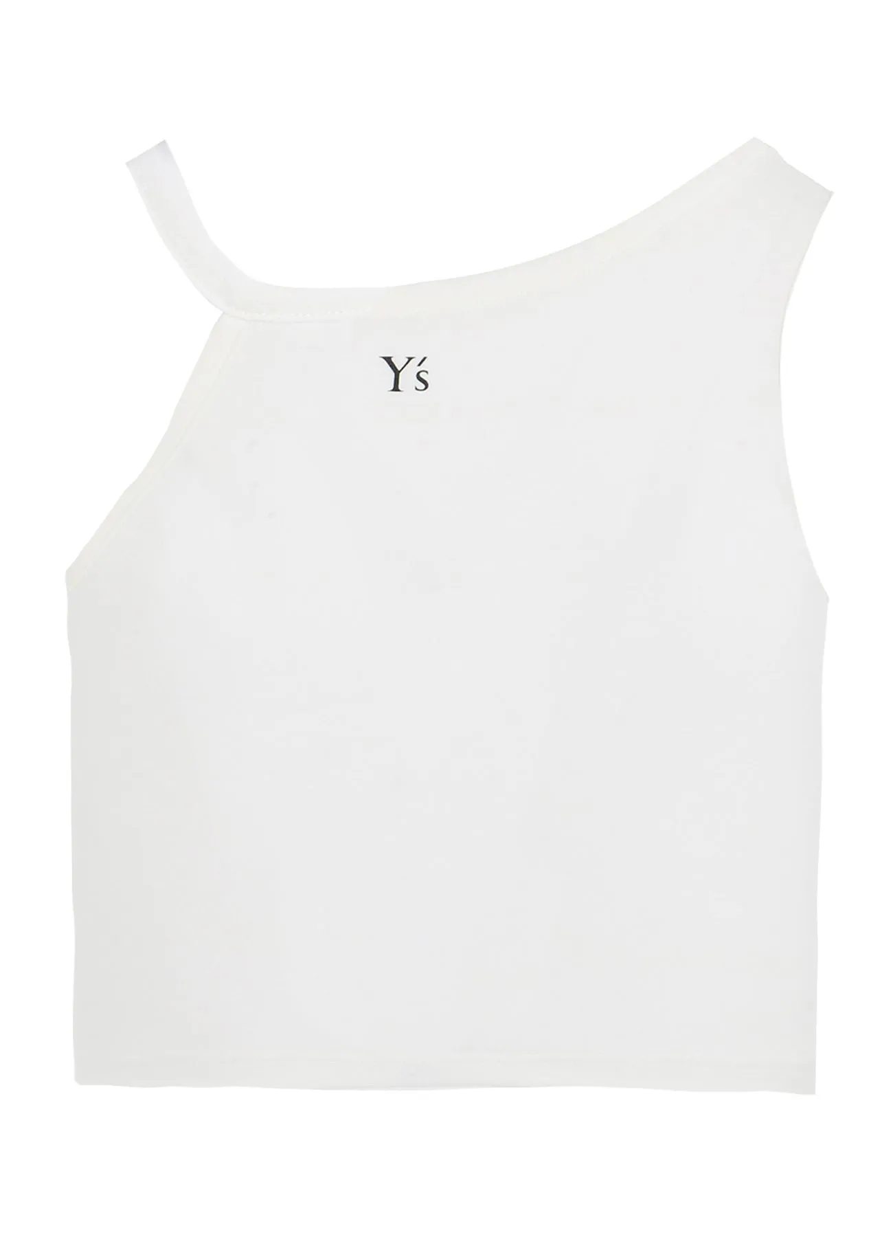 Y'S LOGO COTTON CROPPED T
